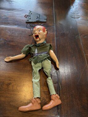 Antique 1950s Unitrol Peter Pan Marionette Disney Beautiful Vintage Condition!